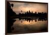 Temple at the Lakeside, Angkor Wat, Angkor Thom, Siem Reap, Angkor, Cambodia-null-Framed Photographic Print