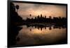 Temple at the Lakeside, Angkor Wat, Angkor Thom, Siem Reap, Angkor, Cambodia-null-Framed Photographic Print