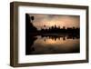 Temple at the Lakeside, Angkor Wat, Angkor Thom, Siem Reap, Angkor, Cambodia-null-Framed Photographic Print