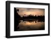 Temple at the Lakeside, Angkor Wat, Angkor Thom, Siem Reap, Angkor, Cambodia-null-Framed Photographic Print