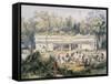 Temple at Tulum-Frederick Catherwood-Framed Stretched Canvas