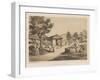 Temple at Tumai, Lew Chew, 1855-Wilhelm Joseph Heine-Framed Giclee Print