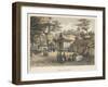 Temple at Yokuhama, 1855-Wilhelm Joseph Heine-Framed Giclee Print