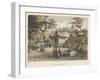 Temple at Yokuhama, 1855-Wilhelm Joseph Heine-Framed Giclee Print