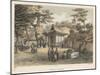 Temple at Yokuhama, 1855-Wilhelm Joseph Heine-Mounted Giclee Print