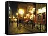 Temple Bar area at night, Dublin, Ireland-Alan Klehr-Framed Stretched Canvas