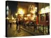 Temple Bar area at night, Dublin, Ireland-Alan Klehr-Stretched Canvas