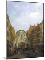 Temple Bar from the Strand, London, 1873-William Henry-Mounted Giclee Print