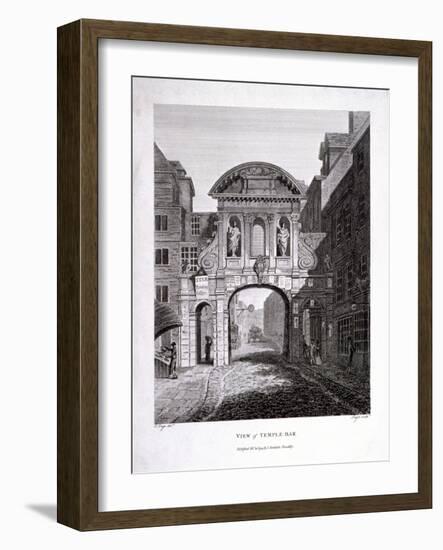 Temple Bar, London, 1799-James Neagle-Framed Giclee Print