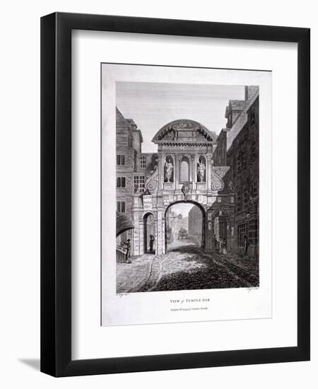 Temple Bar, London, 1799-James Neagle-Framed Giclee Print