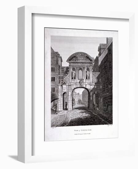 Temple Bar, London, 1799-James Neagle-Framed Giclee Print