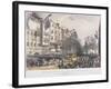 Temple Bar, London, 1837-Charles Joseph Hullmandel-Framed Giclee Print