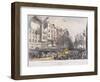 Temple Bar, London, 1837-Charles Joseph Hullmandel-Framed Giclee Print