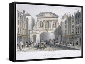 Temple Bar, London, 1854-Deroy-Framed Stretched Canvas