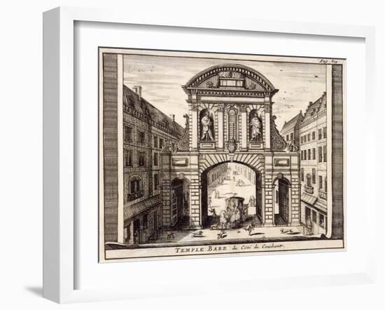 Temple Bar, London, C1700-Johannes de Ram-Framed Giclee Print