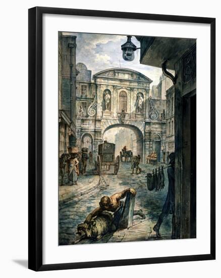 Temple Bar, London, C1800-null-Framed Giclee Print