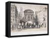 Temple Bar, London, C1845-M & N Hanhart-Framed Stretched Canvas