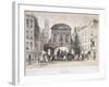 Temple Bar, London, C1845-M & N Hanhart-Framed Giclee Print