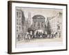 Temple Bar, London, C1845-M & N Hanhart-Framed Giclee Print