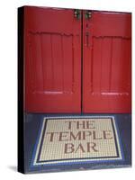 Temple Bar Pub Sign, Temple Bar District, Dublin, Ireland-Doug Pearson-Stretched Canvas