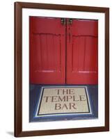 Temple Bar Pub Sign, Temple Bar District, Dublin, Ireland-Doug Pearson-Framed Photographic Print