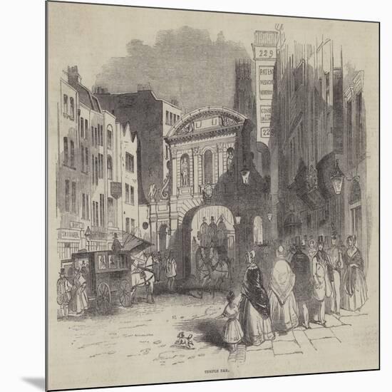 Temple Bar-null-Mounted Giclee Print