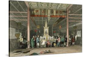 Temple Buddha Canton-Thomas Allom-Stretched Canvas