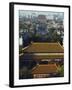 Temple Buildings in Jingshan Park Looking Down to the Drum Tower in the Distance, Beijing, China-Kober Christian-Framed Photographic Print