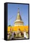 Temple Chedi (Stupa) at Doi Kham (Wat Phra That Doi Kham) (Temple of the Golden Mountain)-Alex Robinson-Framed Stretched Canvas