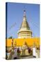 Temple Chedi (Stupa) at Doi Kham (Wat Phra That Doi Kham) (Temple of the Golden Mountain)-Alex Robinson-Stretched Canvas