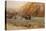 Temple d'Abou Simbel, la Fete Du Pharoan-Frederick Arthur Bridgman-Stretched Canvas