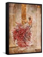 Temple Dancer No. 1-Marta Wiley-Framed Stretched Canvas