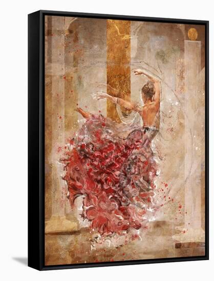 Temple Dancer No. 1-Marta Wiley-Framed Stretched Canvas