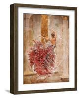 Temple Dancer No. 1-Marta Wiley-Framed Art Print