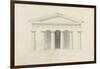 Temple de Paestum : Elévation e la façade restaurée. Côté de l'est-Eugène Viollet-le-Duc-Framed Giclee Print