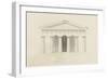 Temple de Paestum : Elévation e la façade restaurée. Côté de l'est-Eugène Viollet-le-Duc-Framed Giclee Print