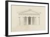 Temple de Paestum : Elévation e la façade restaurée. Côté de l'est-Eugène Viollet-le-Duc-Framed Giclee Print