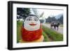 Temple Decoration, Nget Pyaw Taw Pagoda, Pindaya, Myanmar (Burma), Asia-Christian Kober-Framed Photographic Print