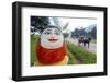 Temple Decoration, Nget Pyaw Taw Pagoda, Pindaya, Myanmar (Burma), Asia-Christian Kober-Framed Photographic Print