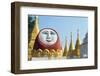 Temple Decoration, Nget Pyaw Taw Pagoda, Pindaya, Myanmar (Burma), Asia-Christian Kober-Framed Photographic Print