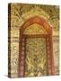 Temple Door, Wat Paphaimsaiyaram, Luang Prabang, Laos, Indochina, Southeast Asia, Asia-Richard Maschmeyer-Stretched Canvas