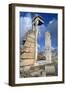 Temple Doorway, Cyrene, Libya-Vivienne Sharp-Framed Photographic Print