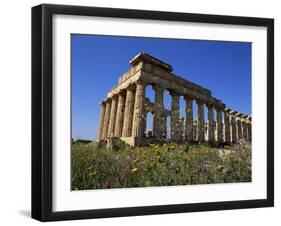 Temple E, Dating from 5th Century Bc, Selinunte, Near Castelventrano, Sicily, Italy-Richard Ashworth-Framed Photographic Print