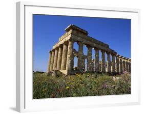 Temple E, Dating from 5th Century Bc, Selinunte, Near Castelventrano, Sicily, Italy-Richard Ashworth-Framed Photographic Print