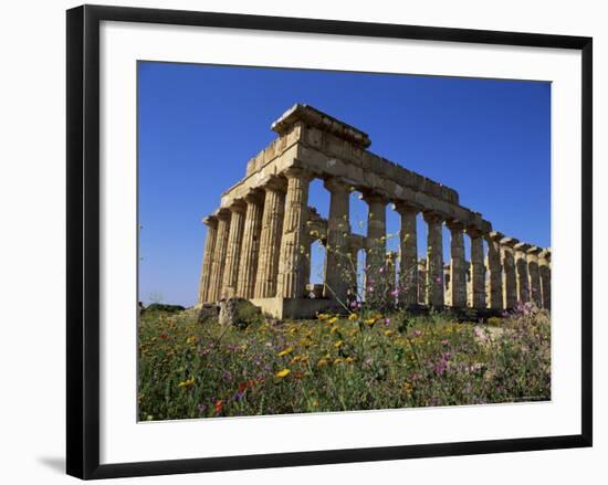 Temple E, Dating from 5th Century Bc, Selinunte, Near Castelventrano, Sicily, Italy-Richard Ashworth-Framed Photographic Print