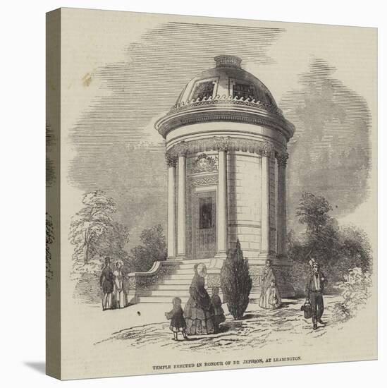 Temple Erected in Honour of Dr Jephson, at Leamington-null-Stretched Canvas