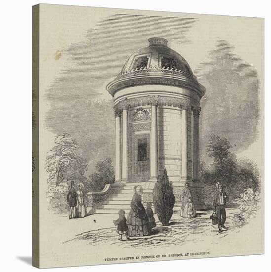 Temple Erected in Honour of Dr Jephson, at Leamington-null-Stretched Canvas