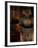 Temple Facade Details, Colossal Figures of Ramses II, New Kingdom, Abu Simbel, Egypt-Kenneth Garrett-Framed Photographic Print