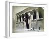 Temple Facade, Edfu, Egypt, 19th Century-Langaki-Framed Giclee Print