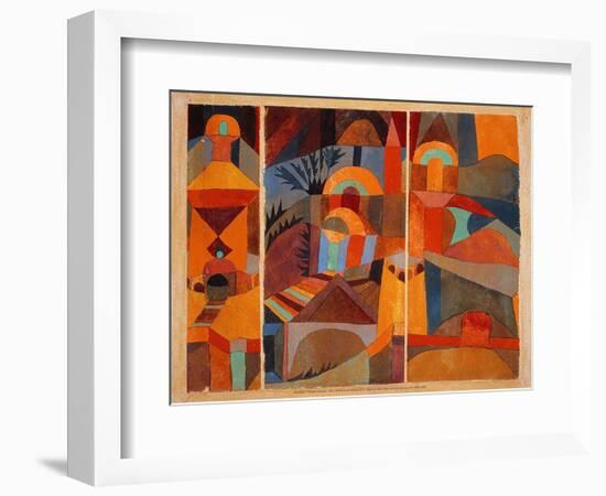 Temple Gardens, 1920-Paul Klee-Framed Art Print